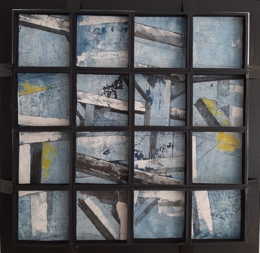 Pittura intitolato "Structura" da Angelo D'Amato, Opera d'arte originale, Acrilico