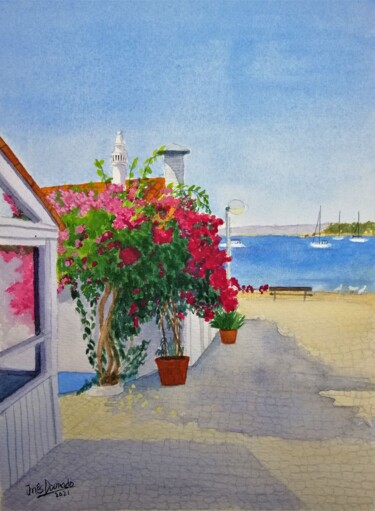 Recanto do Morgadinho II, Alvor Painting titled "Recanto do Morgadin…" by Inês Dourado, Original Artwork, Watercolor