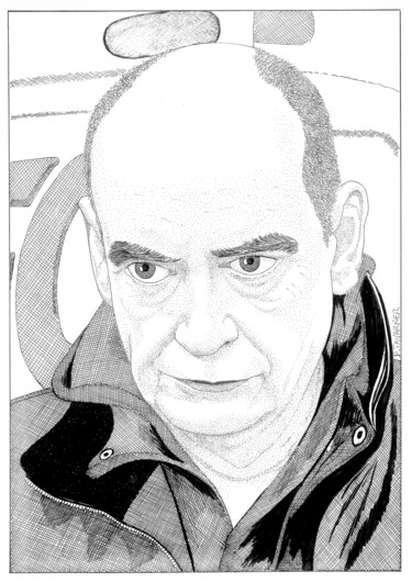 Dessin intitulée "En grève" par Pascal Tavarner, Œuvre d'art originale, Encre