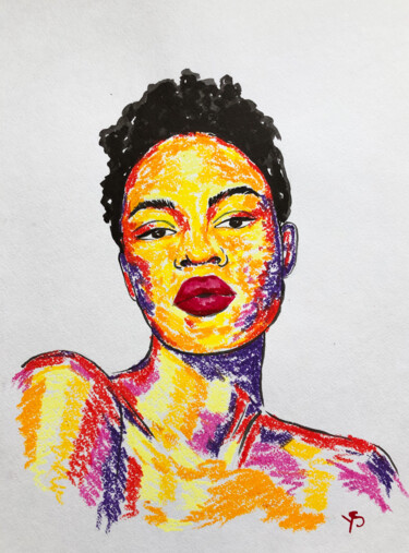 Confidence "Confidence" başlıklı Resim Yana Shapoval tarafından, Orijinal sanat, Pastel