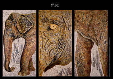 Elephant Triptych - Poster