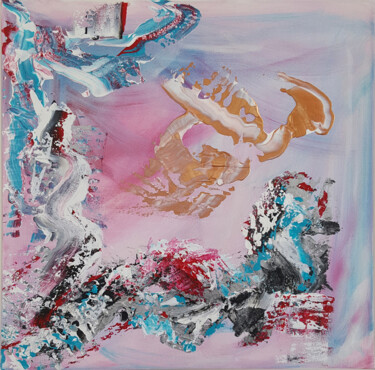 Peinture intitulée "Flying away" par Shanon Bee, Œuvre d'art originale, Acrylique Monté sur Châssis en bois