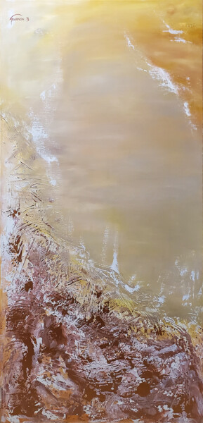 Peinture intitulée "Sea spray" par Shanon Bee, Œuvre d'art originale, Acrylique Monté sur Châssis en bois