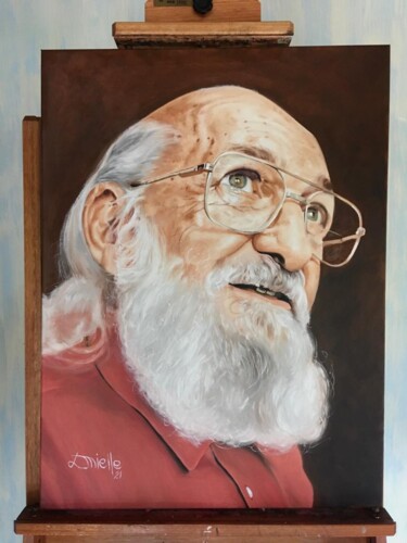Paulo Freire - Retrato 绘画 标题为“Paulo Freire - Retr…” 由Luis Mielle, 原创艺术品, 油