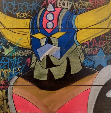 绘画 标题为“Street Art "Goldora…” 由Caronart, 原创艺术品, 丙烯