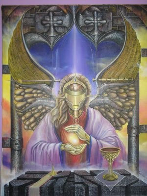 Pintura titulada "Anghell" por Carlos Vico Lacosta, Obra de arte original