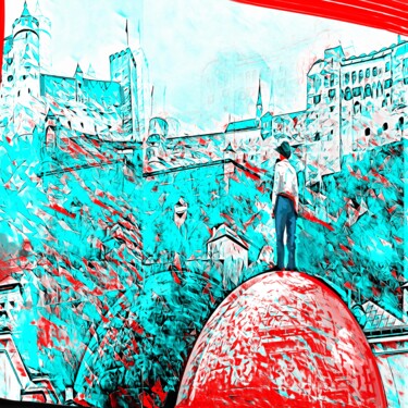 绘画 标题为“Salzburg 1” 由Wlad Safronow, 原创艺术品, 数字油画