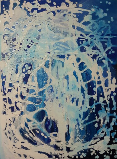 Peinture intitulée "Sound of the sea" par Anna Samoilova Ahhara_art, Œuvre d'art originale, Acrylique