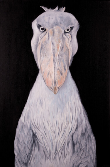 绘画 标题为“Shoebill 2” 由Svitlana Kalinina, 原创艺术品, 油