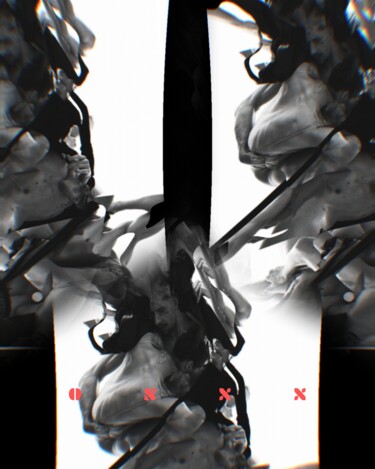 Arts numériques intitulée "X-R13 DECLIN°5" par Oshexx, Œuvre d'art originale, Travail numérique 2D