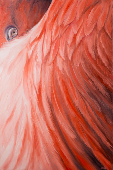 Pink tenderness 2 Peinture intitulée "Pink tenderness 2" par Svitlana Kalinina, Œuvre d'art originale, Huile