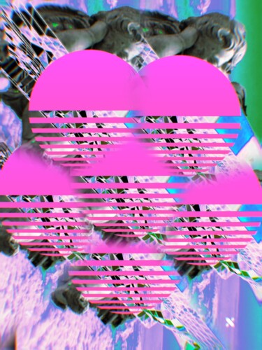 Arts numériques intitulée "Fallen Cherubim Par…" par Oshexx, Œuvre d'art originale, Photo montage