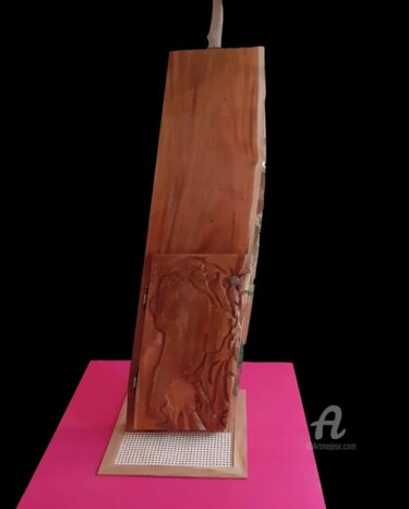 latino-Fondo Sculpture titled "latino-Fondo" by Steeve Tabar, Original Artwork, Wood