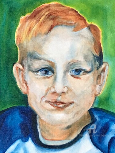 Malerei mit dem Titel "Milas" von Grazyna Hajewski, Original-Kunstwerk, Öl