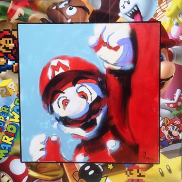 绘画 标题为“Mario party” 由Dominique Kleiner, 原创艺术品, 丙烯