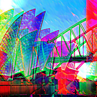绘画 标题为“Sydney 10” 由Wlad Safronow, 原创艺术品, 数字油画