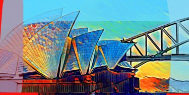 绘画 标题为“Sydney 3” 由Wlad Safronow, 原创艺术品, 数字油画