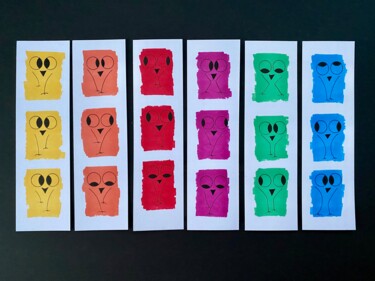 图画 标题为“Ohhh !” 由Sophie Agogué, 原创艺术品, 标记