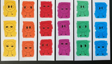 图画 标题为“Ahhh!” 由Sophie Agogué, 原创艺术品, 标记