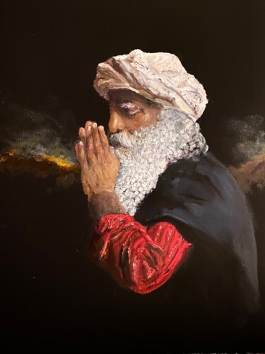 Peinture intitulée "For A Greater Good" par Larry Aarons, Œuvre d'art originale, Huile