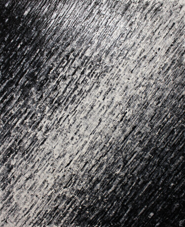 제목이 "Texture couteau bla…"인 미술작품 Jonathan Pradillon로, 원작, 아크릴 나무 들것 프레임에 장착됨