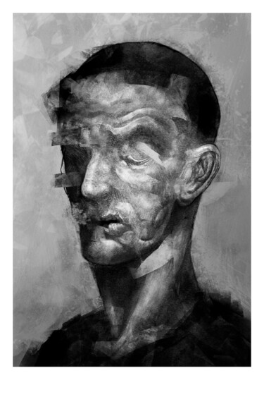 Arts numériques intitulée "ANSIKT" par Jérôme Oudot "Trëz", Œuvre d'art originale, Travail numérique 2D