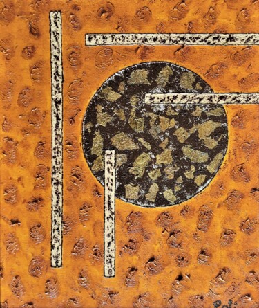Painting titled "Léger comme la cann…" by Sandrine Bollaert (CALIZ), Original Artwork, Oil Mounted on Wood Stretcher frame