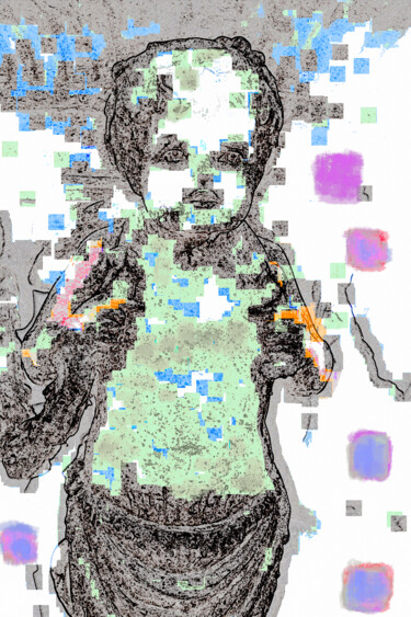 Photography titled "Can we pixelate all…" by Jean-Christophe Mandelli, Original Artwork, Digital Photography