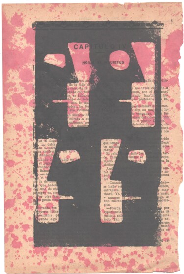 绘画 标题为“El pan de los pobre…” 由Artsurprise, 原创艺术品, Linocuts