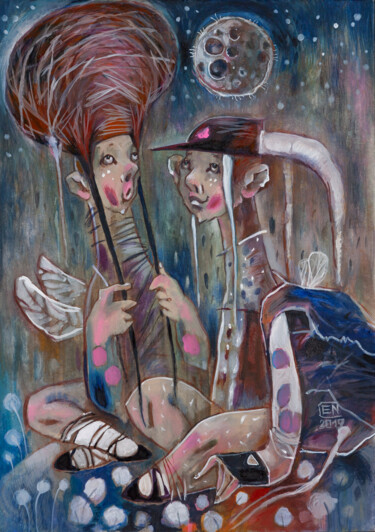 Far Away 图画 标题为“Far Away” 由Natasha Ermolaeva, 原创艺术品, 水彩
