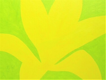 Schilderij getiteld "lily 8.21" door Ed Weyden, Origineel Kunstwerk, Acryl