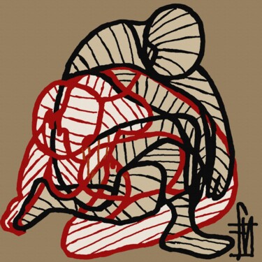 数字艺术 标题为“Mélie et Mélo” 由Franck Vidal, 原创艺术品, 数字油画