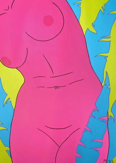 绘画 标题为“Exotic muse-III” 由Sviatlana Petushkova, 原创艺术品, 丙烯