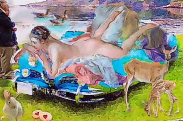 绘画 标题为“Duck watchers” 由Lucy Klimenko, 原创艺术品, 油