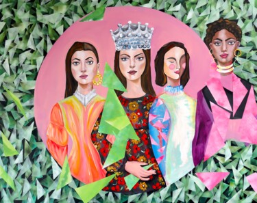More then a body Pintura intitulada "More then a body" por Poonam Choudhary, Obras de arte originais, Acrílico