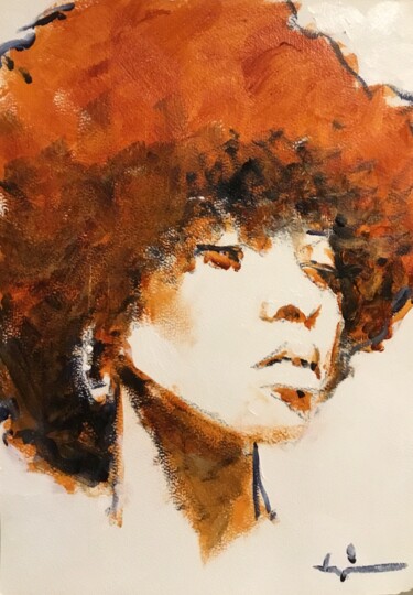绘画 标题为“2 Colors Study” 由Dominique Dève, 原创艺术品, 丙烯