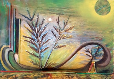 Ζωγραφική με τίτλο "Dream" από Spiros Gremo, Αυθεντικά έργα τέχνης, Ακρυλικό