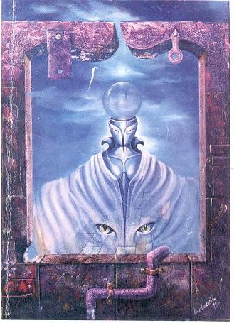 Pintura titulada "Pitonisa 1" por Carlos Vico Lacosta, Obra de arte original