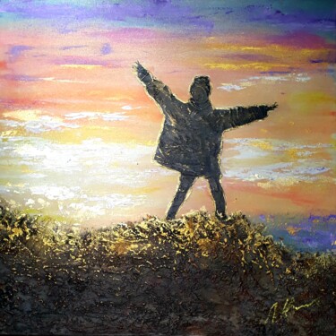 Contrast and joy of life 1 Pintura titulada "Contrast and joy of…" por Alla Kosteleckaya, Obra de arte original, Acrílico Montado en Bastidor de camill…