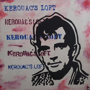 Peinture intitulée "Kerouac's Loft" par Mark Luxton, Œuvre d'art originale, Acrylique