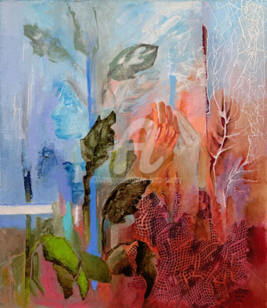 Zieleń i euforia 绘画 标题为“Zieleń i euforia” 由Anna Lupa-Suchy, 原创艺术品, 油