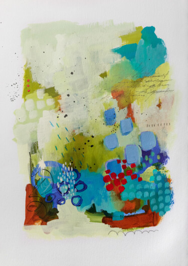 Conversation silencieuse Peinture intitulée "Conversation silenc…" par Chantal Proulx, Œuvre d'art originale, Acrylique