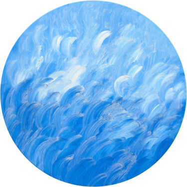 绘画 标题为“Cloud” 由Nataliia Sydorova, 原创艺术品, 油 安装在木质担架架上