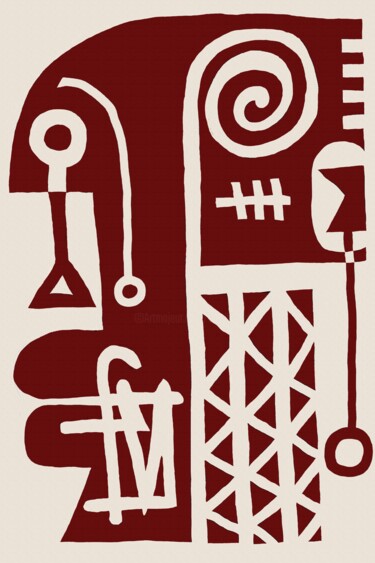 数字艺术 标题为“Makumba” 由Franck Vidal, 原创艺术品, 数字油画
