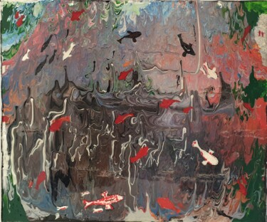 绘画 标题为“Petits poissons” 由Bernard Miranne, 原创艺术品, 丙烯