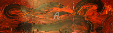 Malerei mit dem Titel "Triptyque" von Christophe Sola, Original-Kunstwerk, Öl Auf Keilrahmen aus Holz montiert