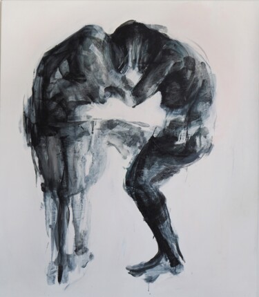 Peinture intitulée "Odíď! Zostaň. (Leav…" par Cynthia Gregorova, Œuvre d'art originale, Huile