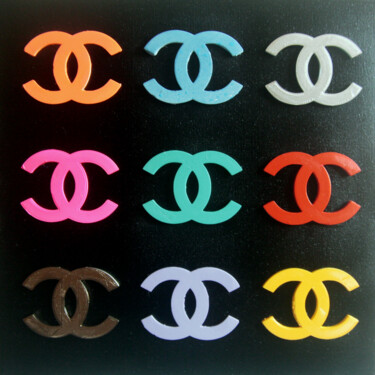 Painting titled "PyB coco Chanel col…" by Pyb, Original Artwork, Collages