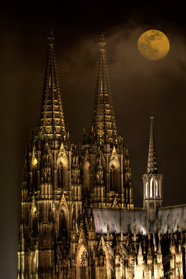 摄影 标题为“Kölner Dom bei Voll…” 由Chris Schäfer, 原创艺术品, 数码摄影