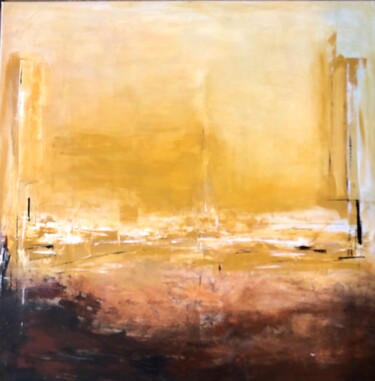 제목이 "Tempête de sable"인 미술작품 Sascaart로, 원작, 아크릴